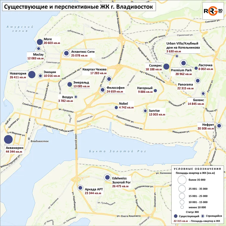 Анализ рынка новостроек класса премиум во Владивостоке — иллюстрация 1.1