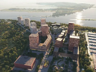 Проект RRG и IND Architects «Волжские террасы» стал победителем конкурса на разработку концепции ЖК в Самаре. — иллюстрация 1.1